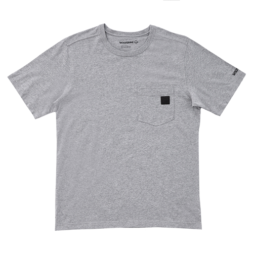Wolverine Guardian Cotton S/S Tee - Heather Gray