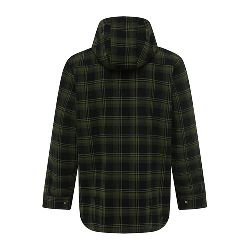 Men's sherpa lined jacket with hood