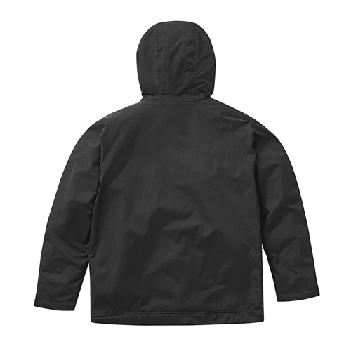 sherpa lined rain jacket - Black