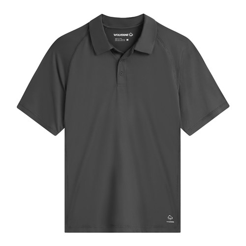 Grey short sleeve performance polo?