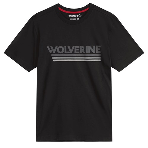 Wolverine Classic S/S Stripes Graphic Tee  Black