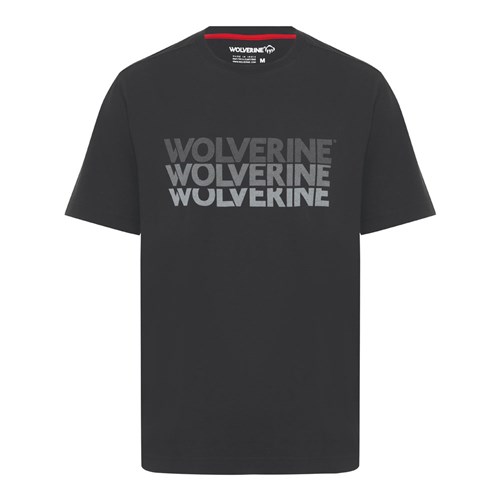 Wolverine Classic 3 Logo S/S Tee - Black