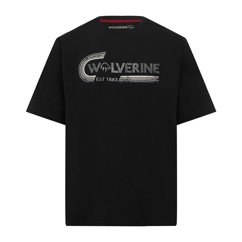 Wolverine Sorona S/S Topography Chest Tee - Black