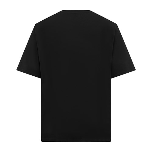Black Short Sleeve Topography Chest Tee