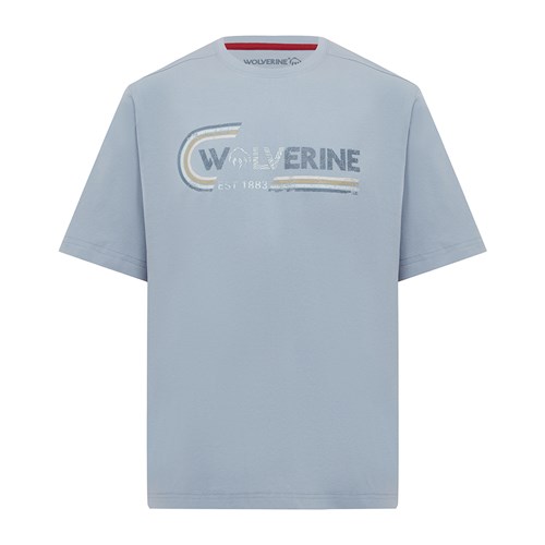 Wolverine Sorona S/S Topography Chest Tee - Blue