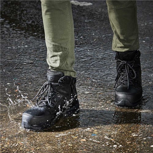 Men's steel toe waterproof work boots