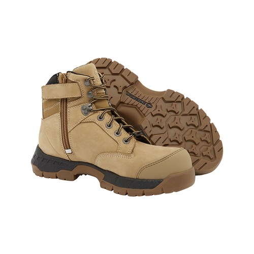 Wolverine Merge Zip Sided Lace Up Safety Boots