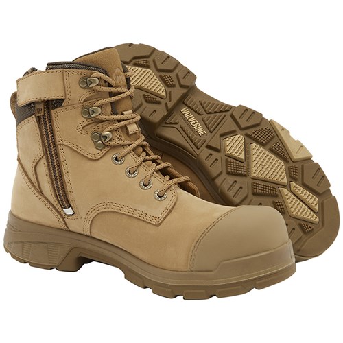 Wolverine Blaze Zip Sided Lace Up Safety Boots