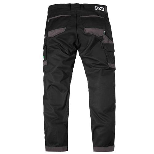 Black FXD cargo work pants