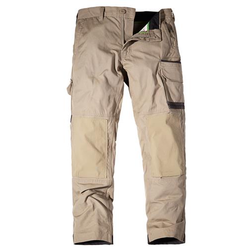 Khaki FXD cargo work pants