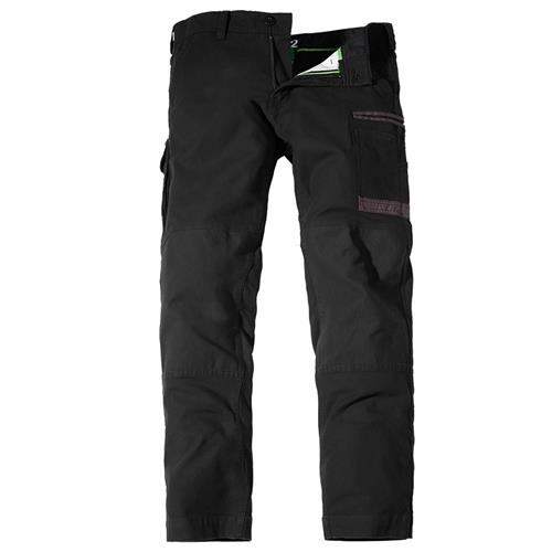 Men's black stretch work pants