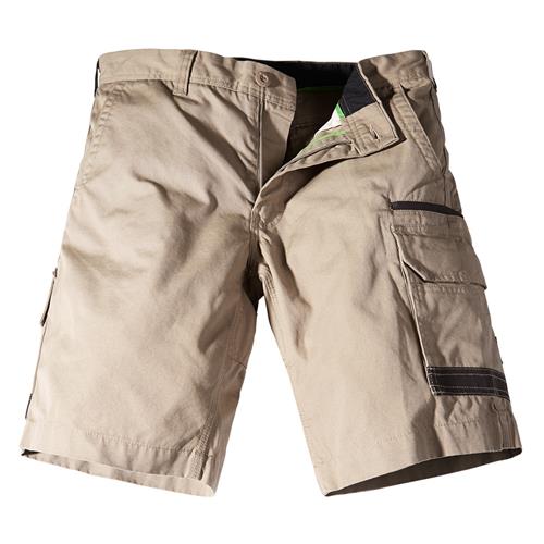 Khaki cargo work shorts mens