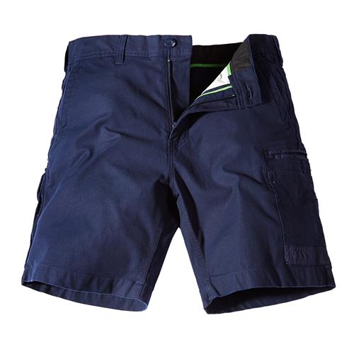 Navy fxd stretch work shorts