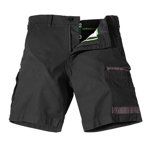Black fxd stretch work shorts