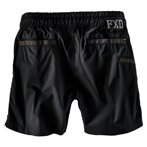 Black ripstop shorts