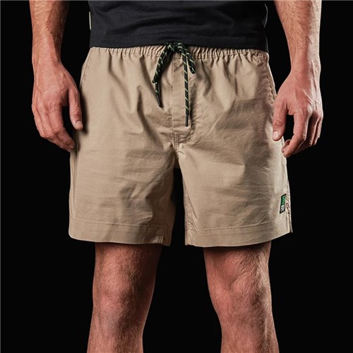 Black fxd workwear elastic ripstop short