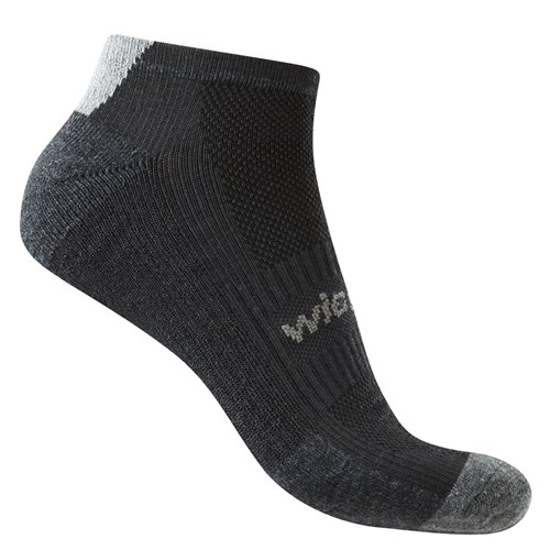WickTX Reflection Ankle Socks (Black Marle/Coal Marle))