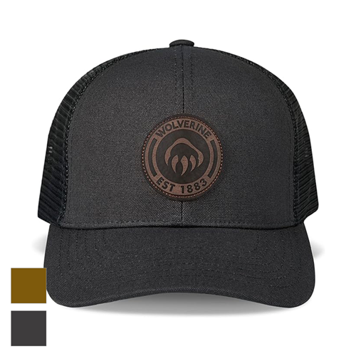 Wolverine 1883 Leather Patch Trucker Cap
