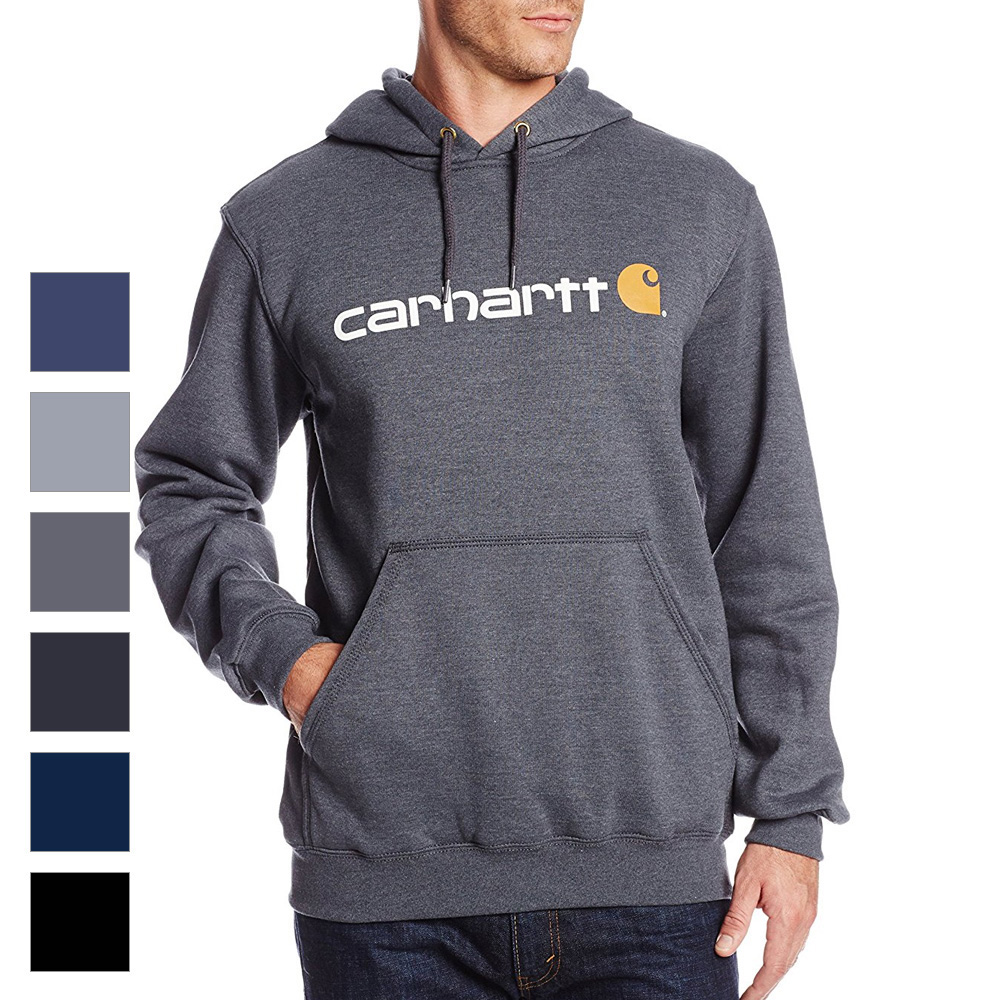 Carhartt Signature Logo Midweight Hooded Sweatshirt