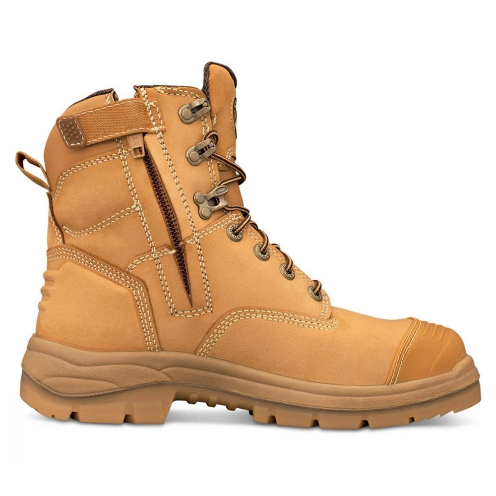 Oliver AT 55 150mm Wheat Zip Sided Safety Boots