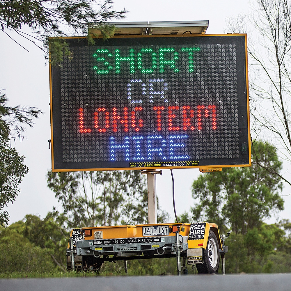 Variable Message Sign "C" 400mm Colour Board