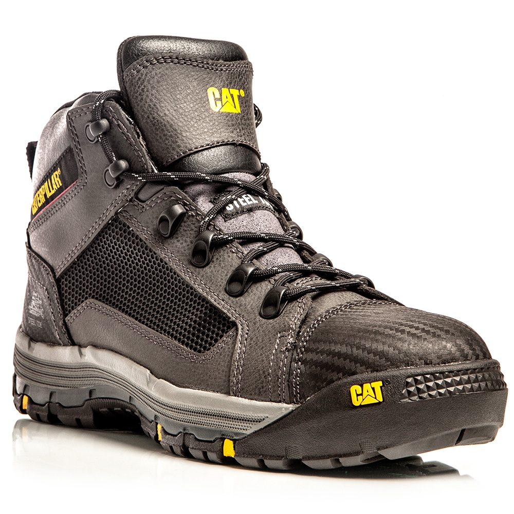 caterpillar boots steel toe cap