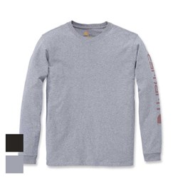 Carhartt Women's Heavy Weight Logo Work Cotton Shirt - Heather Grey