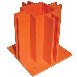 Safety Base Handrail Post Support (Bx 6) 