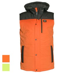 CAT® Workwear Hi-Vis Hooded Work Vest