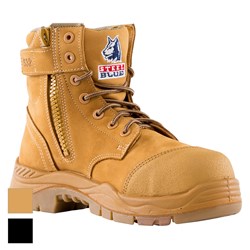 blue dog steel cap boots