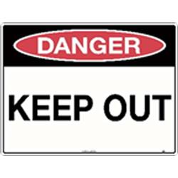 Danger Signs -Danger Keep Out Poly Sign