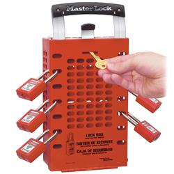 Master Lock® Latch Tight™ Red Group Lock Box 503RED