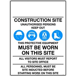 Danger Signs - Uniform Safety Signs_Construction Site Safety Requirements Corflute