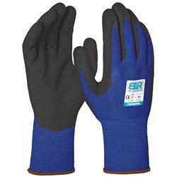 Blue Rapta 'THE GENERAL' General Purpose Nitrile Foam Palm Gloves BRGEN