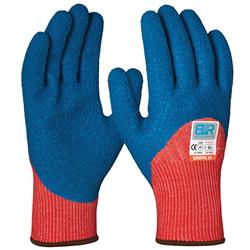 Blue Rapta 'GRIPPA X5' Cut Resistant ¾ Latex Coated Gloves BRX5GRI
