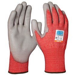 Blue Rapta 'ZERO X5' Cut Resistant PU Palm Coated Gloves