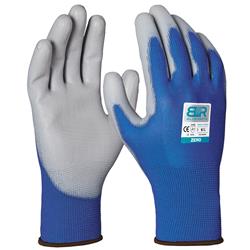 Blue Rapta 'ZERO' General Purpose PU Palm Coated Gloves BRZERO