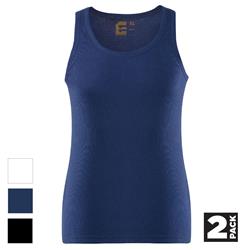 ELEVEN Workwear Essential Work Singlet (Pk 2)