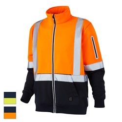 ELEVEN Workwear 'X' Taped Hi-Vis Full Zip Jacket