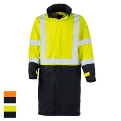 ELEVEN Workwear PU Rain Jacket with Bio Motion Tape