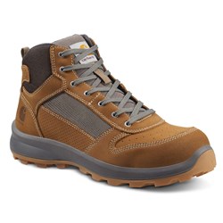 Carhartt Michigan S1P Rugged Flex Midcut Lace Up Work Safety Shoe - Carhartt Brown