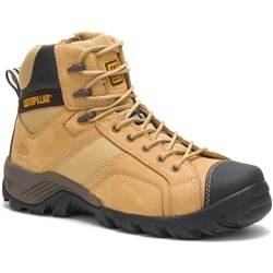 CAT® Footwear Argon Hi Zip Sided Steel Toe Safety Boots - Honey