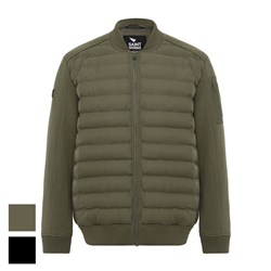 Sa1nt Works Quilted Contrast RibZip Jacket