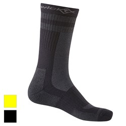 WickTX COOLMAX® Mid Length Work Socks - Black & Slate
