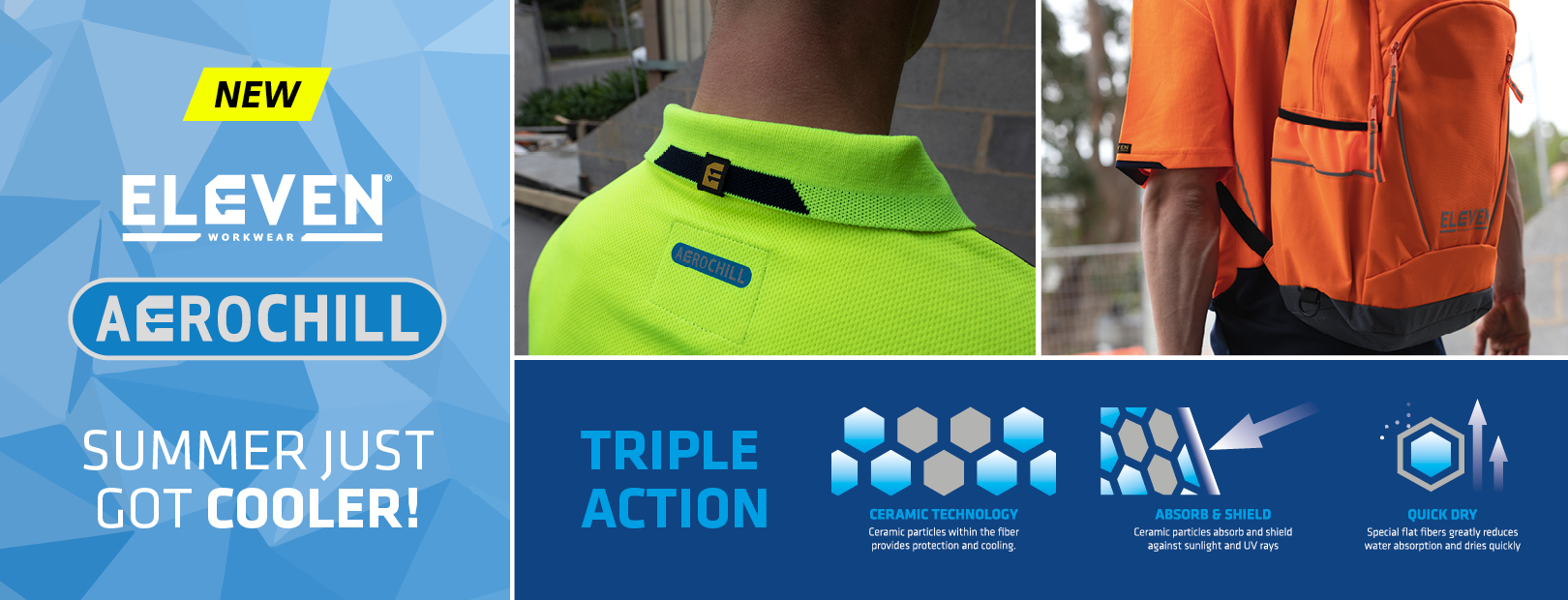 ELEVEN Workwear AEROCHILL at RSEA Safety Online - The Safety Experts