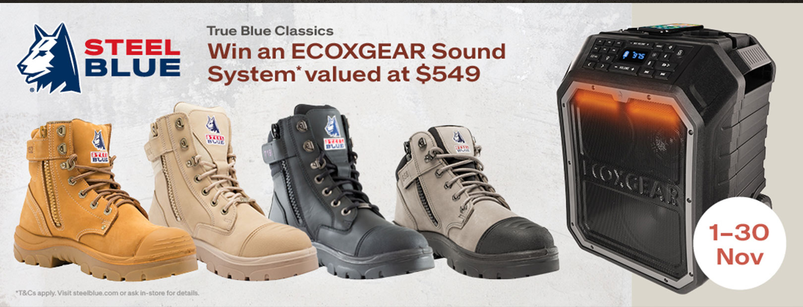 Steel Blue Work Boots - RSEA Safety 