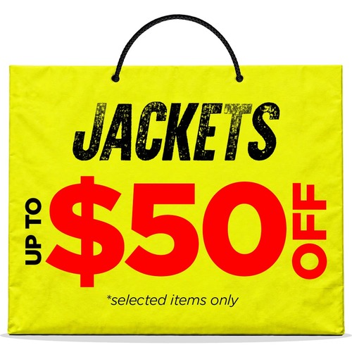 Up To $50 OFF Jackets