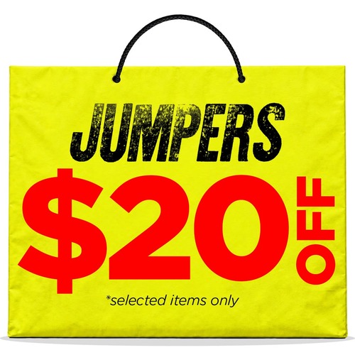 $20 OFF Jumpers