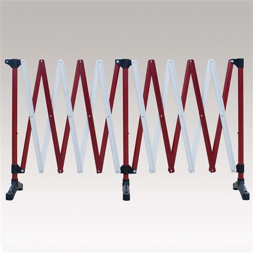 Barrier Group 6m Red/White Port-a-guard Expandable Barrier Kit BPG600RW