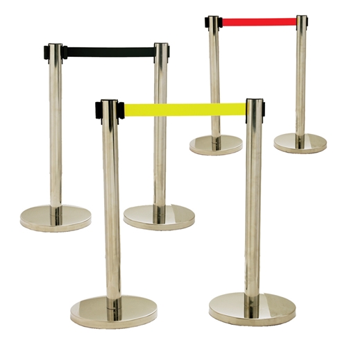 Barrier Chrome Tensa Webbing Barrier